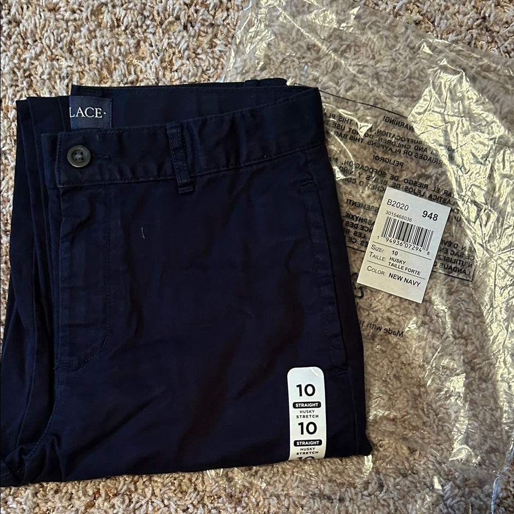 ••The Children’s Place••HUSKY•• Navy Straight Leg Pants